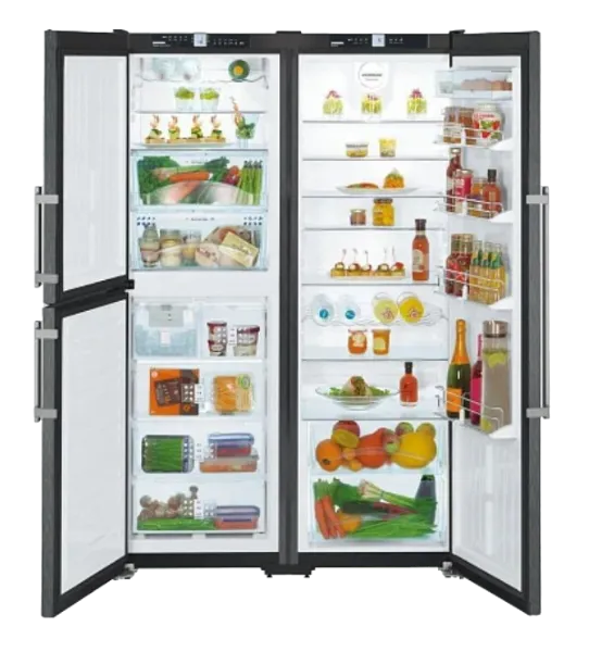 Перевешивание дверей Liebherr SBSbs 7353